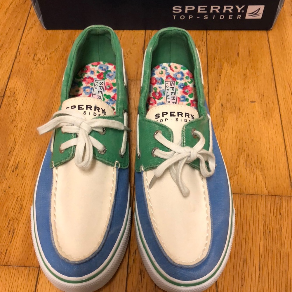 Sperry Top-Sider Nib Sz 7 1/2- Multi Color - image 4